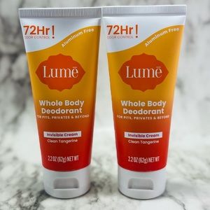 Lume Invisible Cream Deodorants